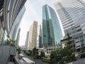 Skyscrapers at Shiodome District Tokyo Royalty Free Stock Photo